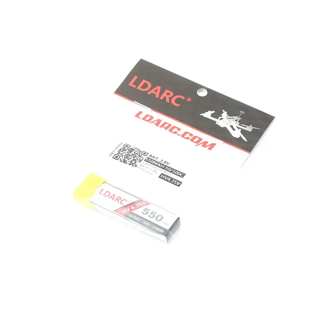 5 шт. LDARC 550 мАч 3 8 в 50C LiHV LiPo аккумулятор PH2.0 разъем TINY 8X TINY7 B06 BetaFPV Beta75 индуктор FPV Plus