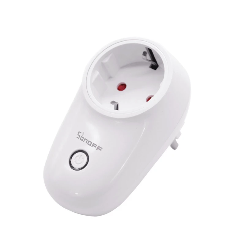 Интеллектуальный выключатель света SONOFF S26 10A умная Wi Fi розетка таймер