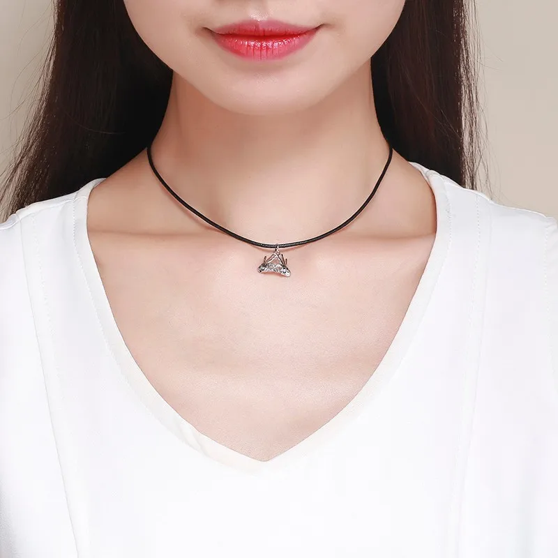 Ожерелье-чокер из натуральной кожи для женщин и девочек | Украшения аксессуары