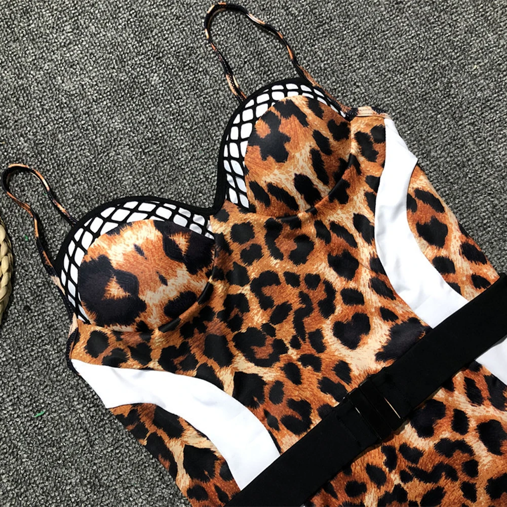 Women Printed Push Up Bandage Steel Support Swimwear Padded Bathing Fashion Sexy Monokini High Cut Swimsuit Beach |
