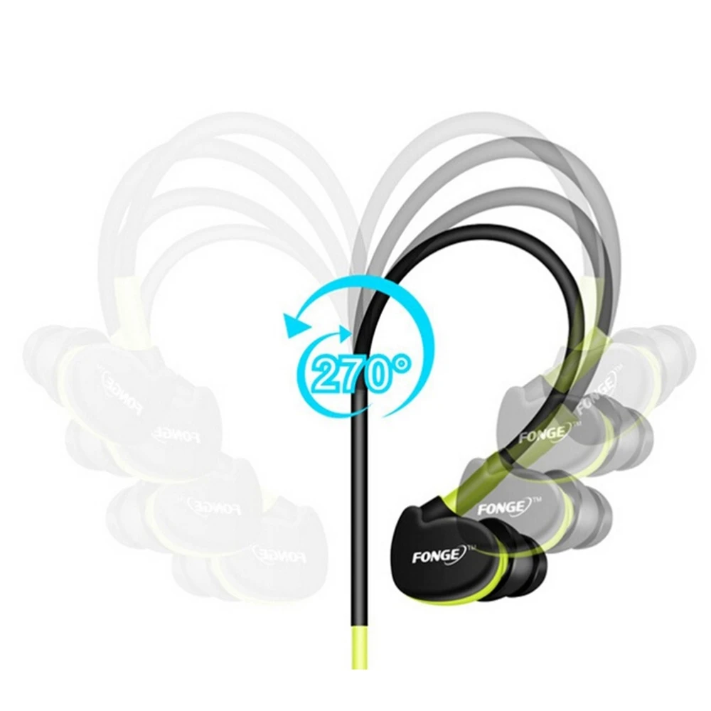 KISSCASE спортивные музыкальной игры проводные наушники объем Управление In-Ear стерео