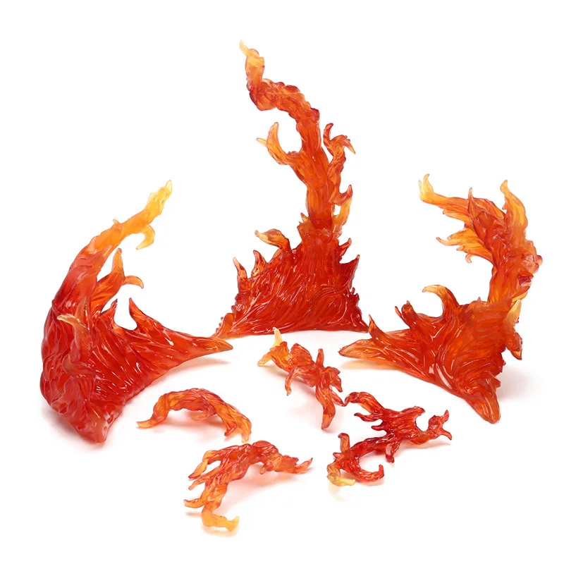 Многоцветная Tamashii Star Soul Effect сжигающее пламя Fix Impact Burning Flame Toys фигурку Figma