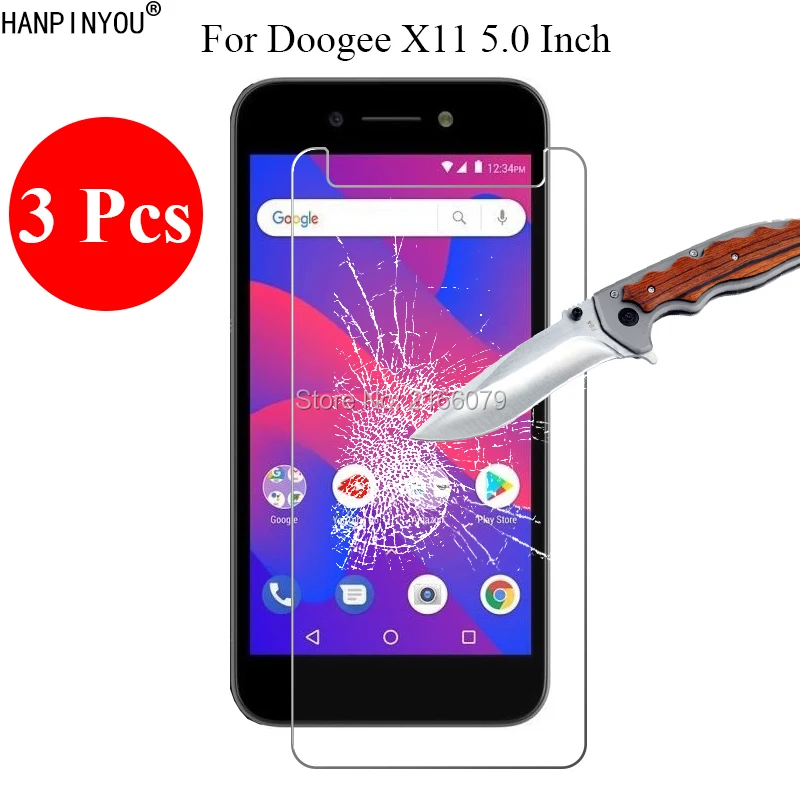 3 шт./лот новинка 9 H 2.5D закаленное стекло защита экрана Для Doogee X11 5 0 &quot защитная