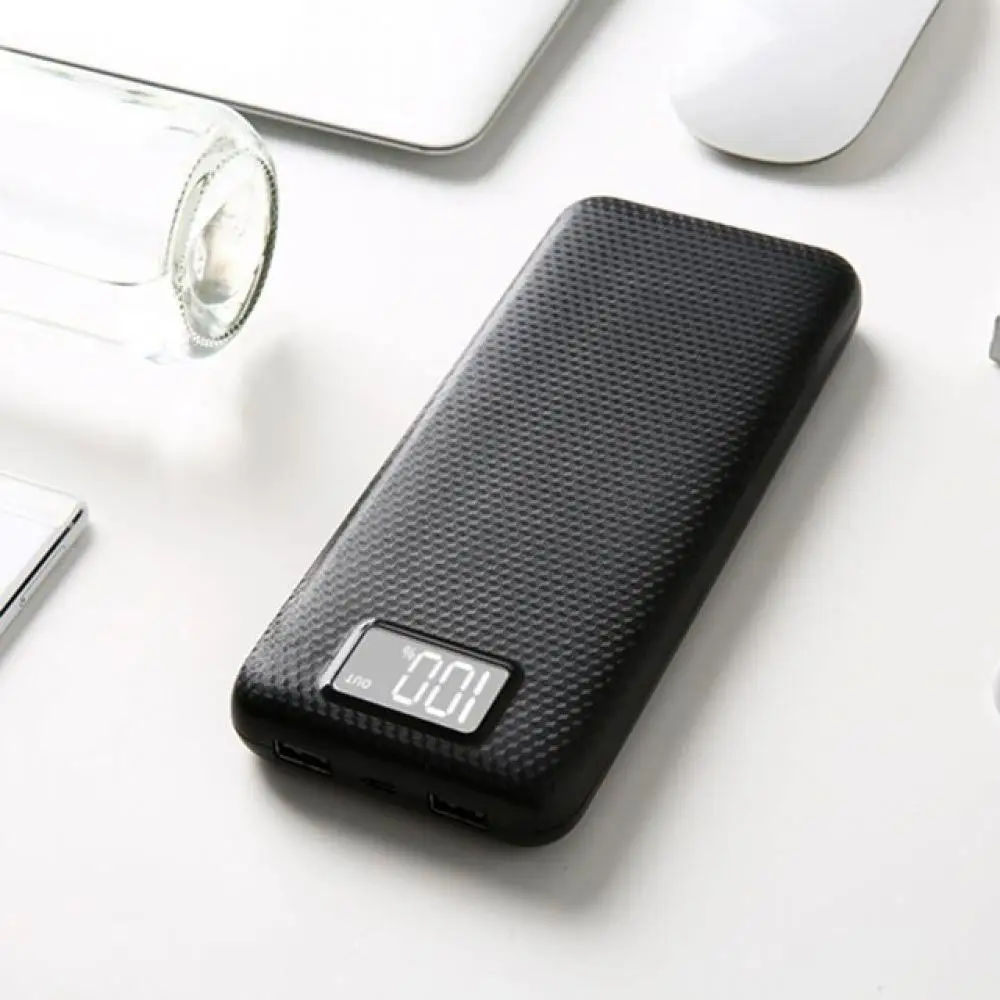 18650 Powerbank чехол (батарея не входит в комплект) двойной дисплей зарядное устройство