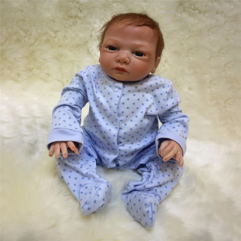 Кукла Reborn otarddolles мягкая силиконовая кукла для маленьких мальчиков 18 дюймов