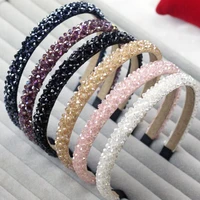 new shiny rhinestone hairbands hair hoop high quality diamond hair bands accessories for women crystal headbands ornaments