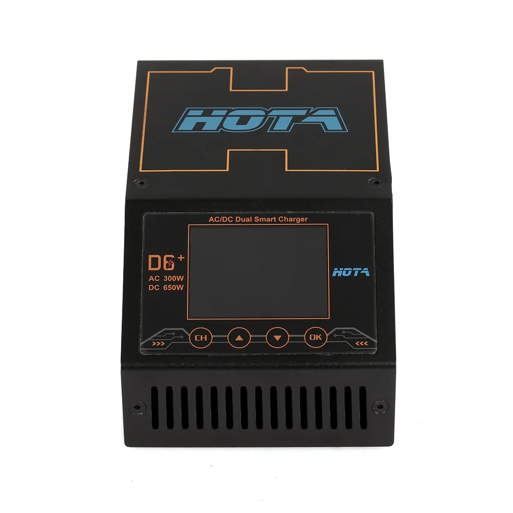 Зарядное устройство HOTA D6 + двухканальный смарт аккумулятор 300 Вт постоянный ток