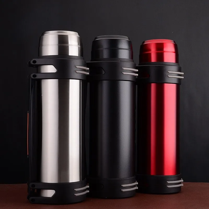New Travel Outdoor Sports Kettle Fashionable Portable Suspension Belt Stainless Steel Vacuum Insulation | Дом и сад