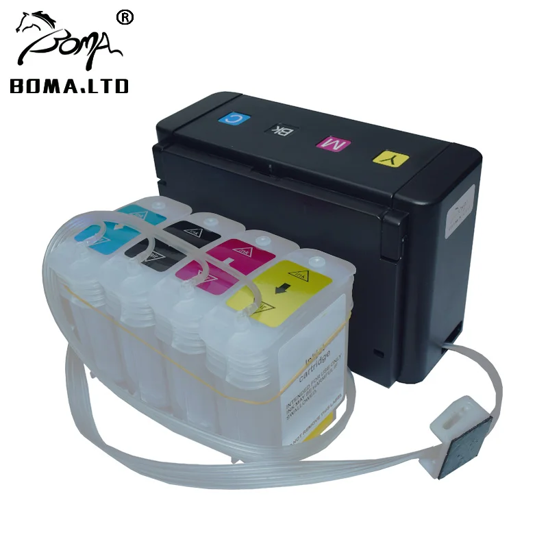 BOMA. LTD непрерывная чернильная СНПЧ система для HP10 82 HP 500 800 815 принтер 10 с картриджем