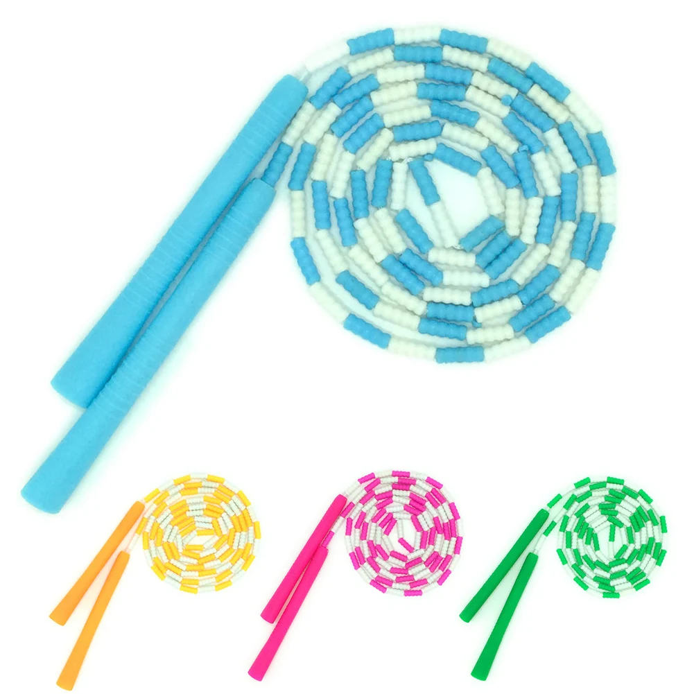 

New Children Kids Soft Bamboo Segment Skipping Jump Rope Sport Fitness Training Tool