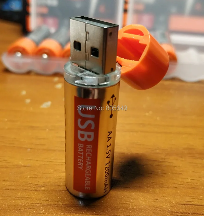 Новинка перезаряжаемый литий ионный USB кабель SORBO 1 5 в AA 1200 мАч|Перезаряжаемые