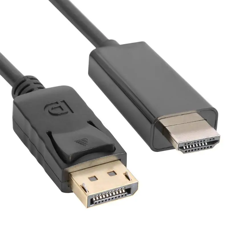 Vanpower цифровые кабели 1 8 м порт дисплея к HDMI кабелю позолоченный 1080P Адаптер DP