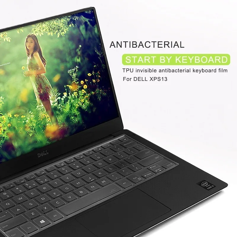Чехол для клавиатуры ноутбука защитная пленка из ТПУ Dell XPS13-9350 9360 13 дюймов