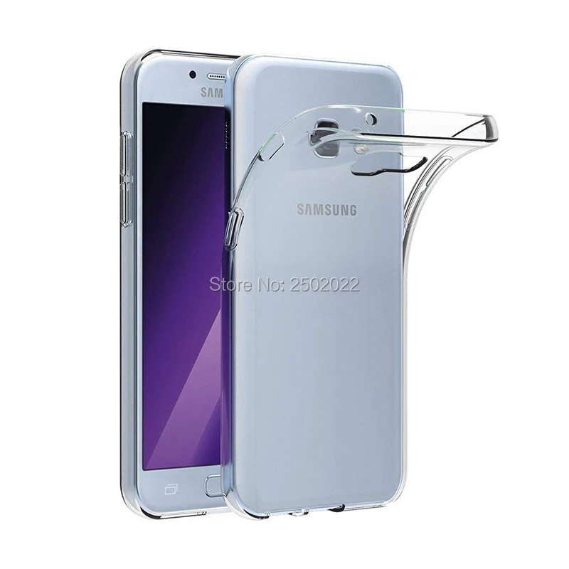 Чехол для Samsung Galaxy A3 A5 A7 2017 Силиконовый прочный прозрачный мягкий чехол из ТПУ A320