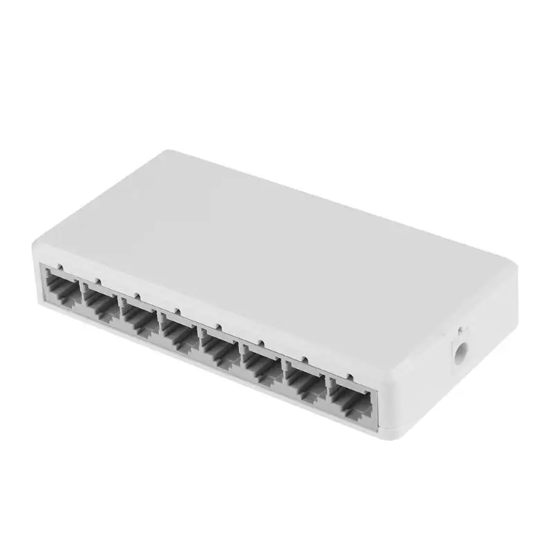 Новое поступление 8 портов гигабитный коммутатор Настольный RJ45 Ethernet 10/100 Мбит/с Lan