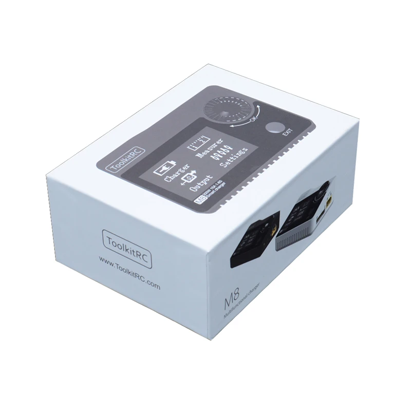 Новое поступление ToolkitRC M8 DC 300W 15A зарядное устройство для зарядки аккумулятора 2 8S
