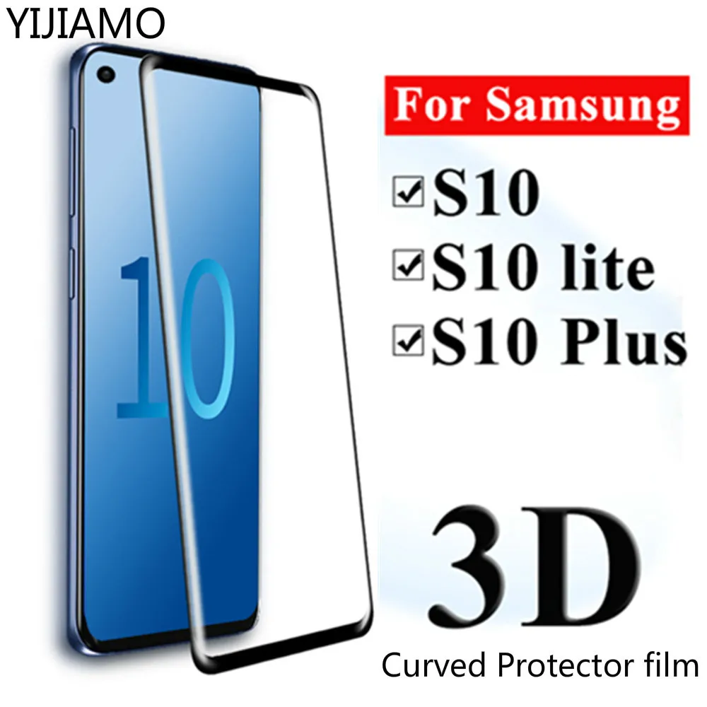 Закаленное стекло 9H для Samsung Galaxy S10 Plus Защитная пленка экрана Lite стеклянная 10s
