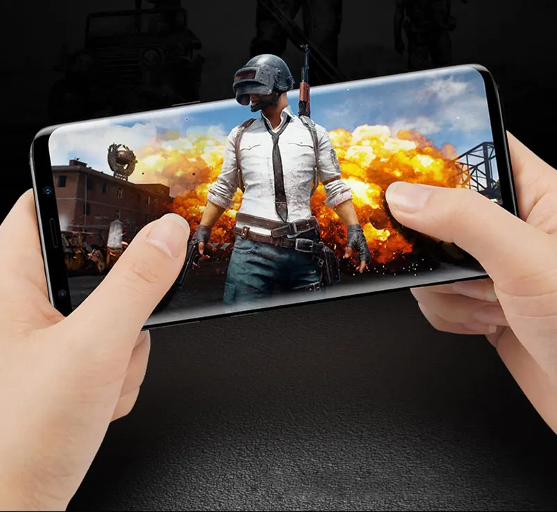 Защитное стекло закаленное для Samsung galaxy Note 10 Plus/9/8/S10/E/S9/S8 Plus 6D/10D|Защитные стёкла и