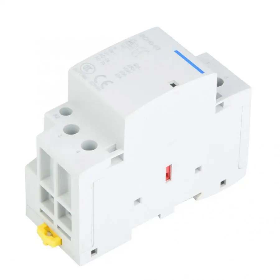 Магнитный контактор 2P 63A 24V 220V/230V 50/60Hz AC для дома din рейку 1NO 1NC бытовой ac модульный