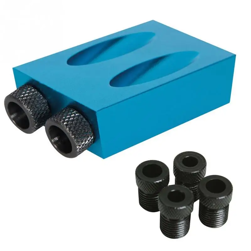 Деревообрабатывающее карманное отверстие джиг комплект 6/8/10 мм угол сверла