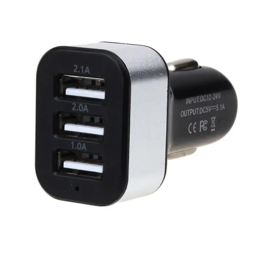 3 портовый USB зарядное устройство адаптер 1 мини автомобиль грузовик аксессуары