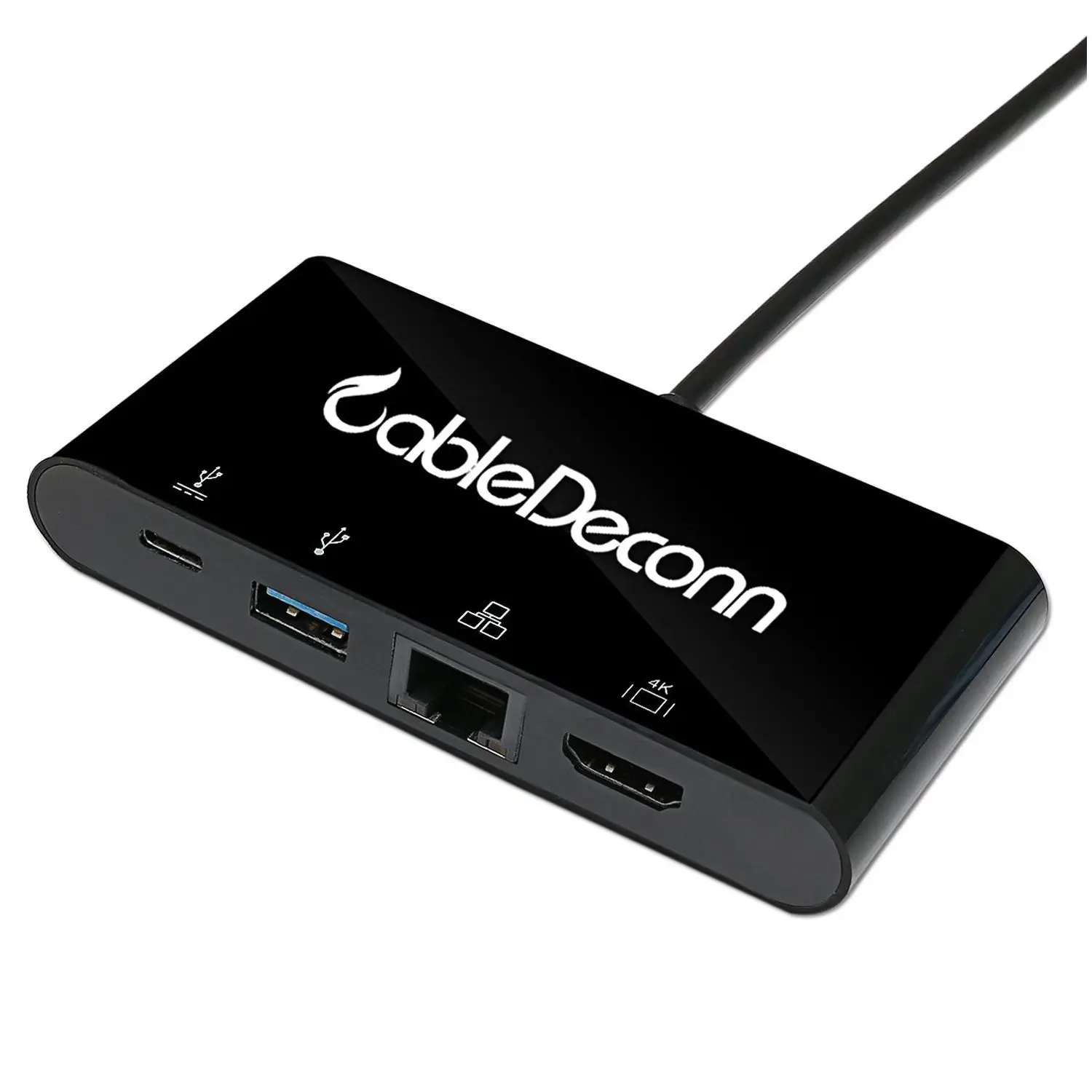 AAAJ-USB-C-концентратор HDMI кабель USB-C-HDMI дисплей USB 3 0 хаб порты и Gigabit Ethernet RJ45
