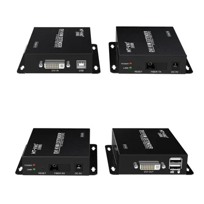 DVI USB KVM волоконный удлинитель оптический 20 км DV020 |