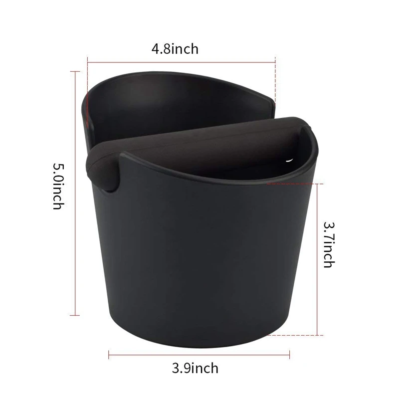 Espresso Knock Box амортизирующая прочная ударопрочная коробка в стиле бариста со