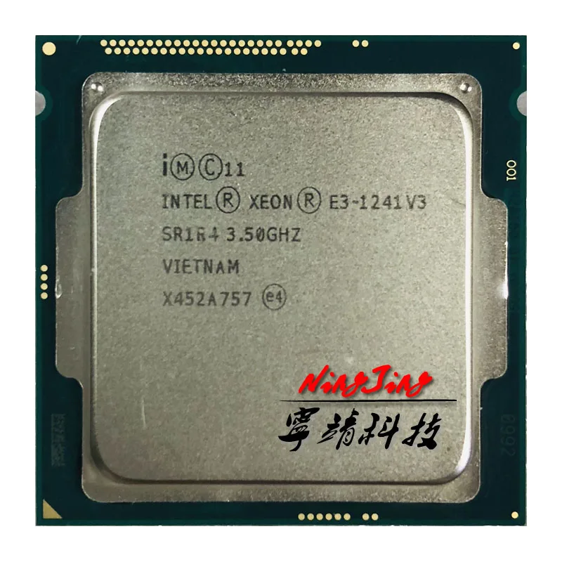 Процессор Intel Xeon E3-1241 v3 E3 1241v3 1241 3 5 ГГц четырехъядерный 8-поточный процессор 80 Вт LGA