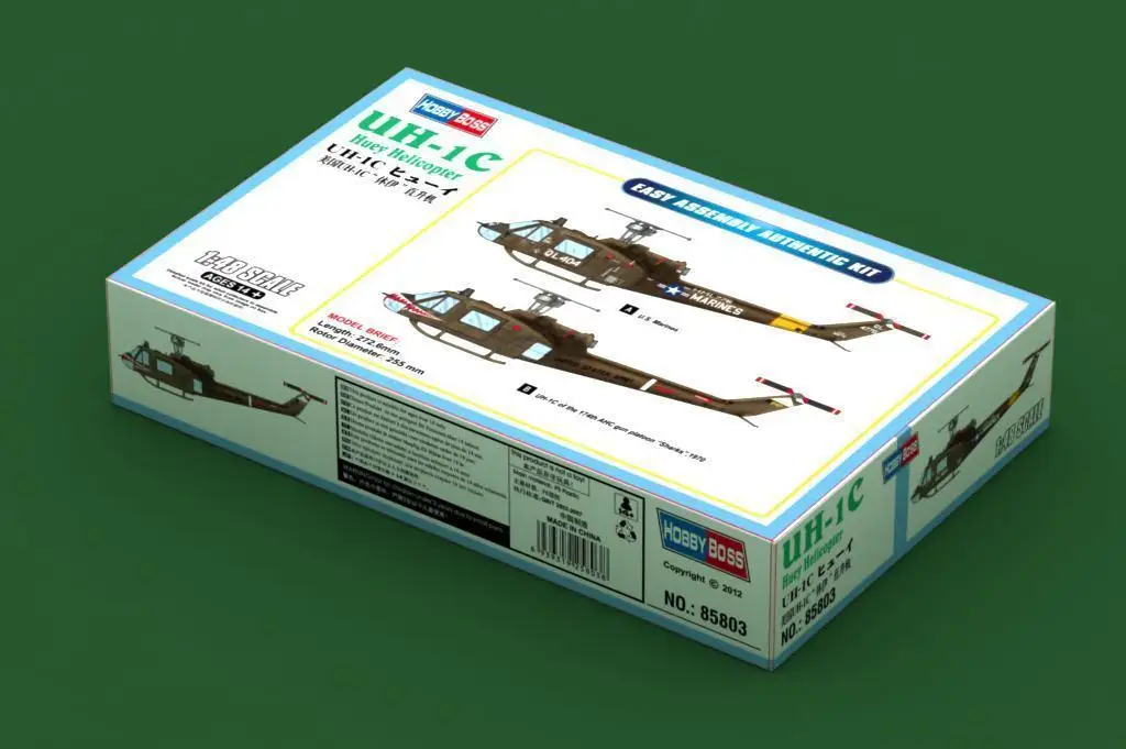Модель вертолета Hobbyboss 85803 1/48 UH-1C Huey | Игрушки и хобби