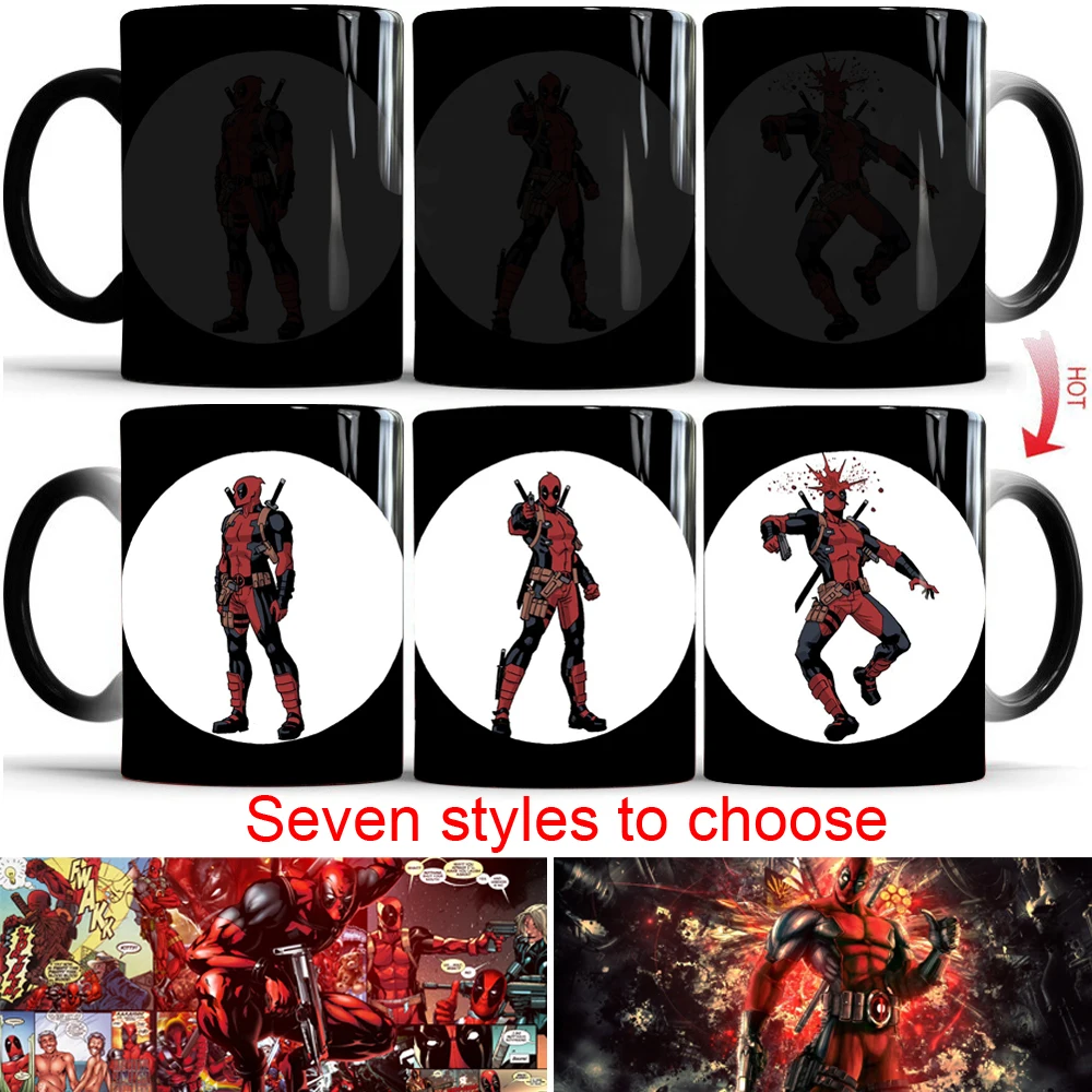 

Deadpool Funny Mug Ceramic Heat Change Cup Coffee Mug Best Gift