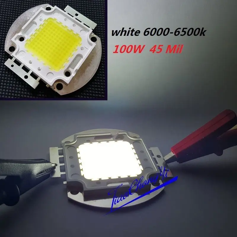 

45 Mil High Power LED Lamp SMD 100W Cool white 6000-6500K 3.5A light bulb 1PCS