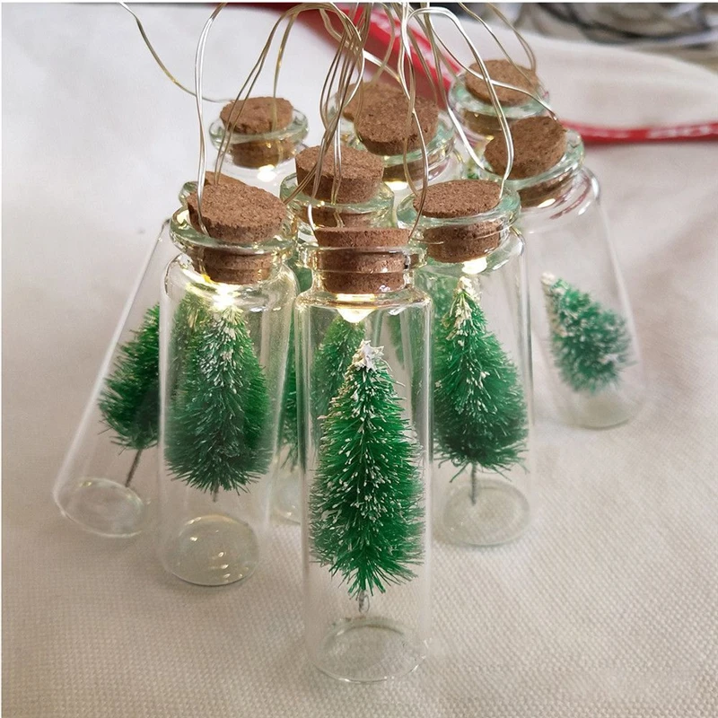 Светодио дный венок Рождественская елка Mason Jar строка светодио 1 м 10 s Декор