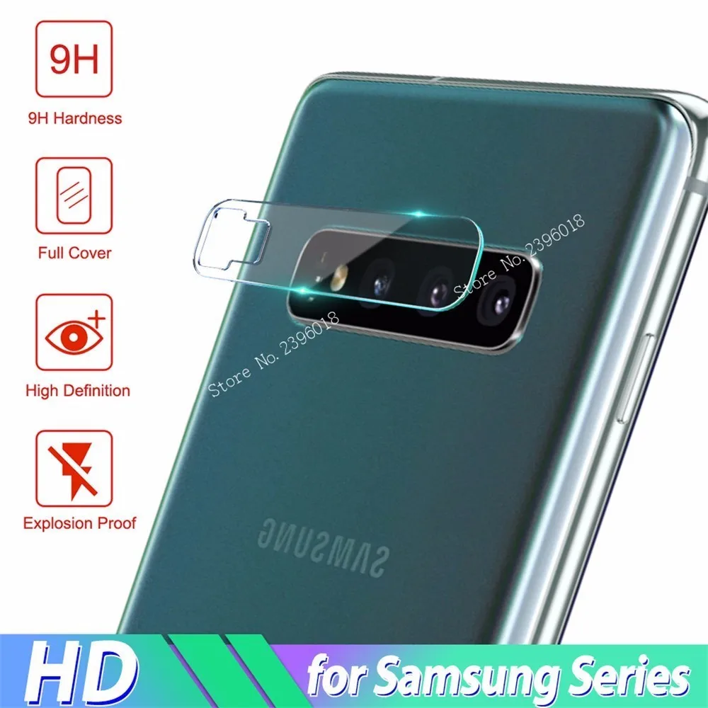 Закаленное стекло для объектива камеры 2 шт. 25D Samsung Galaxy M20 M10 J4 J6 J7 J8 A6 A8 Plus S10 10E 10Plus S9