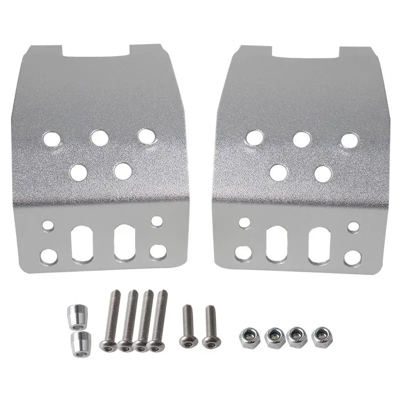 LeadingStar 2pcs/set Stainless Steel Metal Axle Skid Plate Protection Case for Axial SCX10 1/10 RC Crawler Car | Игрушки и хобби