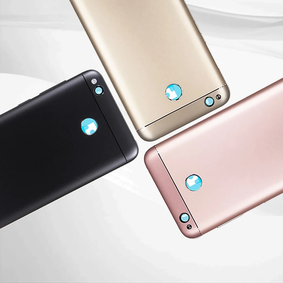 SRJTEK задний корпус для XIAOMI Redmi 4X чехол задняя крышка батарейный отсек с кнопкой