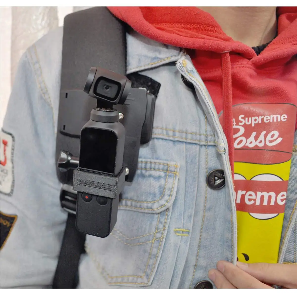 Кронштейн с зажимом для рюкзака DJI OSMO Карманный ручной Стабилизатор камеры