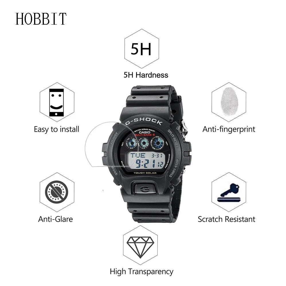 3 шт./упаковка Противоударная Защитная пленка для экрана Casio DW6900 GW6900 GW7900 GR8900