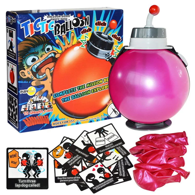 Настольная Семейная Игра захватывающая игра взрыва blast box воздушный шар взрывные