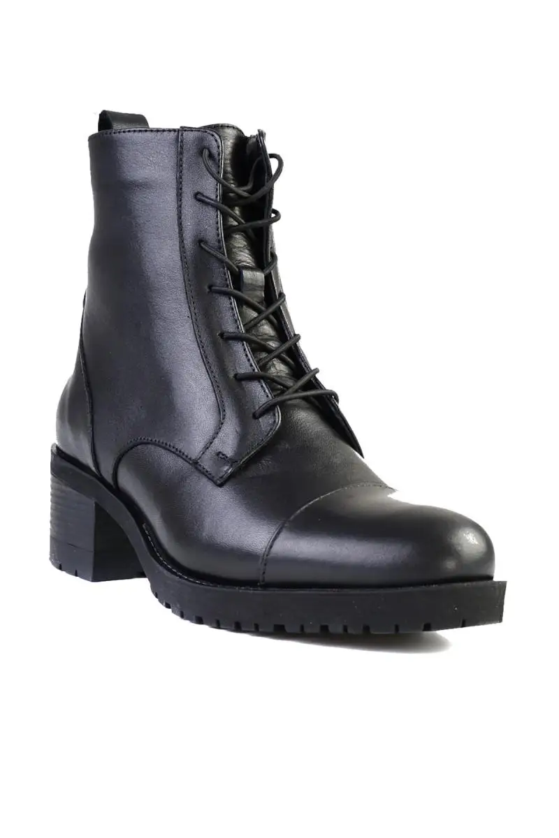 Bambi Genuine Leather Black Women 'S Boots G0416740303 |