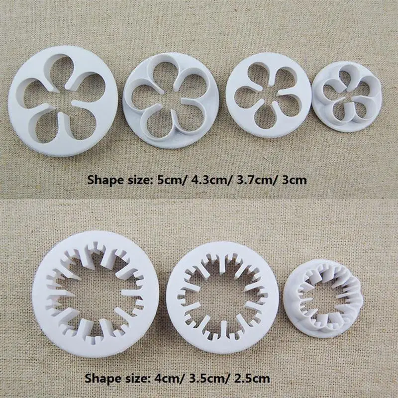 Резак для печенья инструмент украшения торта плунжера Fondant rolling pin DIY Sugarcraft cutter