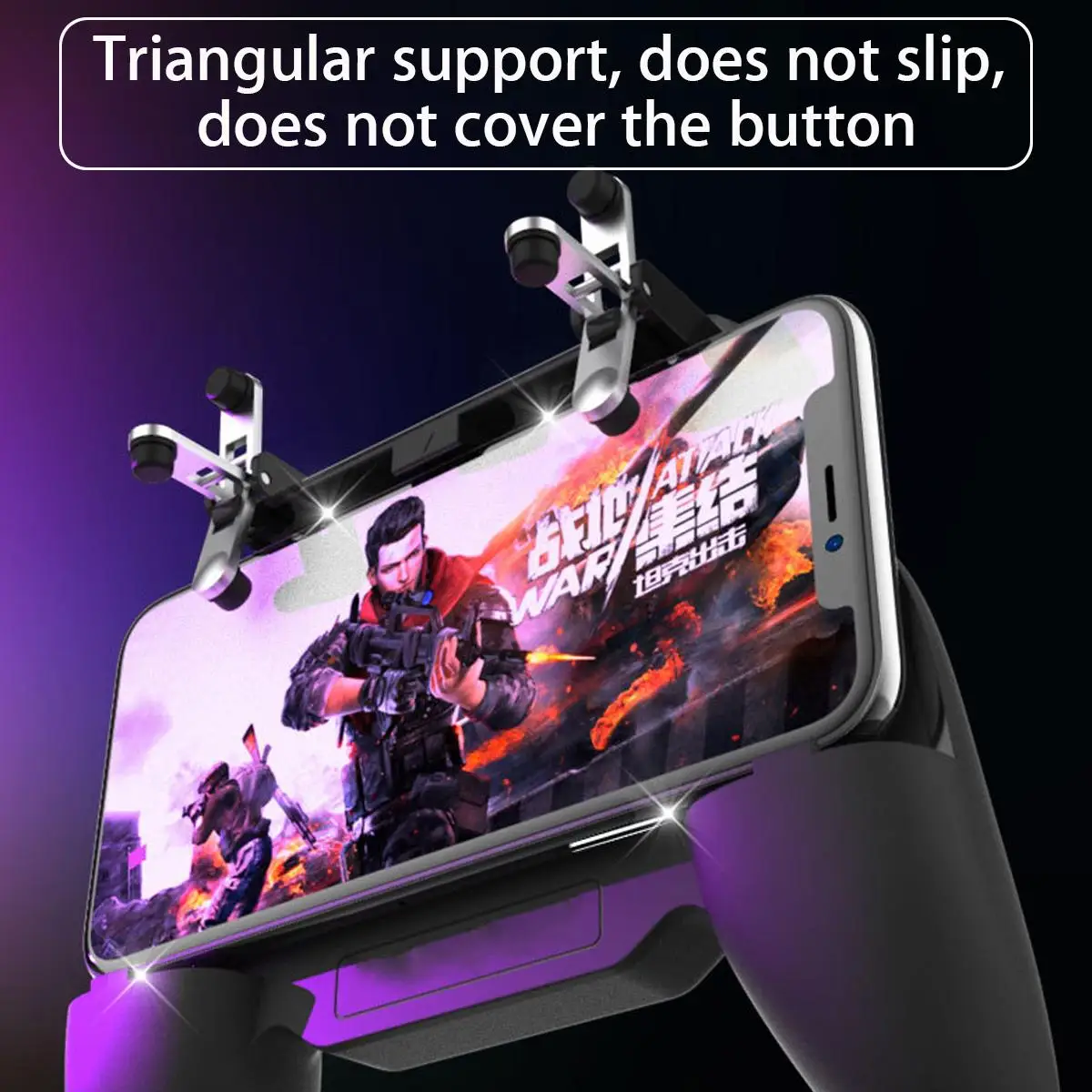 Мобильный геймпад для PUBG кулер охлаждающий вентилятор L1 R1 шутер контроллер Ручка