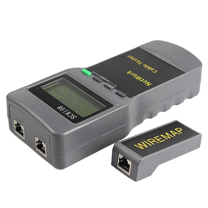 SC8108 Сети Кабельный тестер RJ45 RJ11 метр LAN телефонный кабель тестер| |
