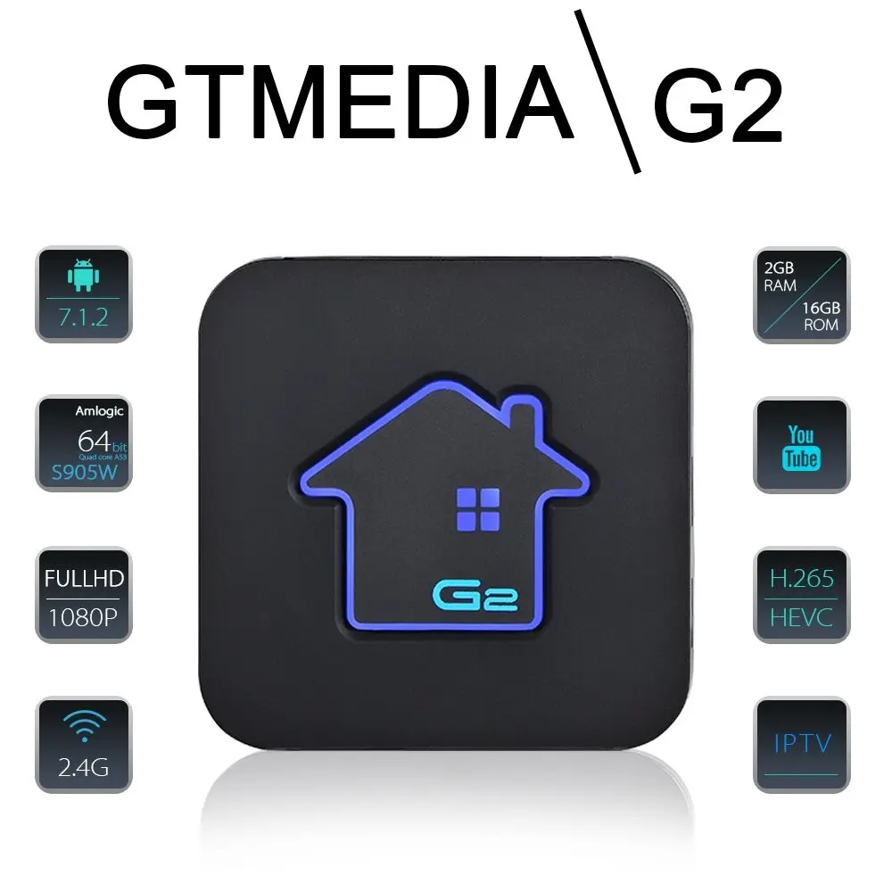 Gtmedia G2 S905W Android 7 1 Iptv De Es Pl герметизирующая ptfe-лента для Fr Поддержка Смарт ТВ ящик