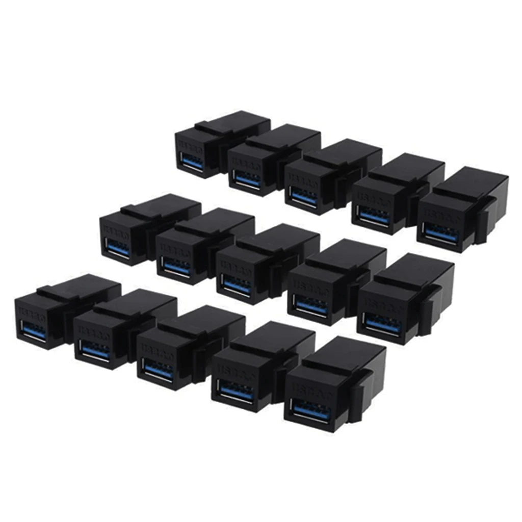 15 упаковок USB 3 0 Keystone Jack A Female to соединитель|Компьютерные кабели и разъемы| |