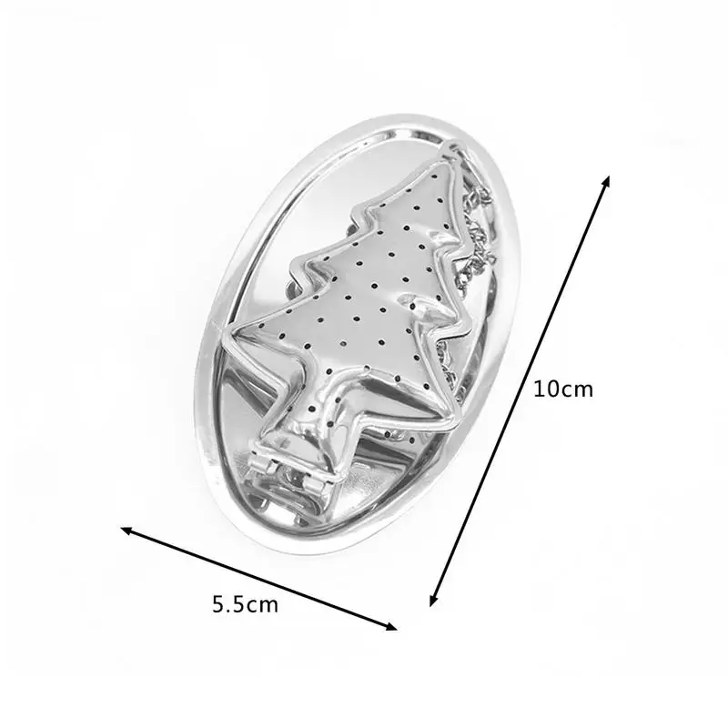 Multi-function Christmas Tea Infuser 304 Stainless Steel Tree Strainer Loose Leaf Coffee Seasoning Filter | Дом и сад
