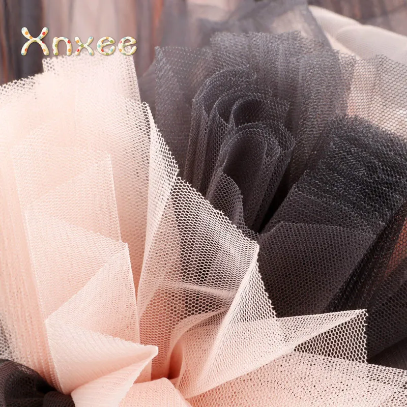 

2 layer Mesh Skirts Ball Gown Women 2020 New Spring Summer Fashion Solid High Waist Tutu Mesh Skirt Mid-Calf Party Skirts