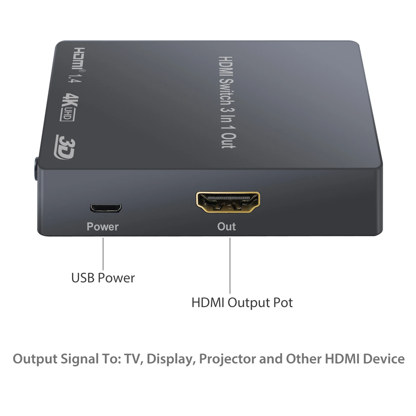 3 порта HDMI переключатель для ТВ приставки в 1|Кабели HDMI| |
