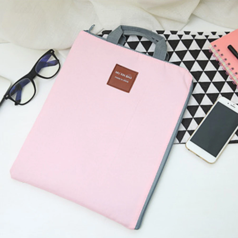 Сумка для документов а4 канцелярские товары двухслойный органайзер из нейлона с