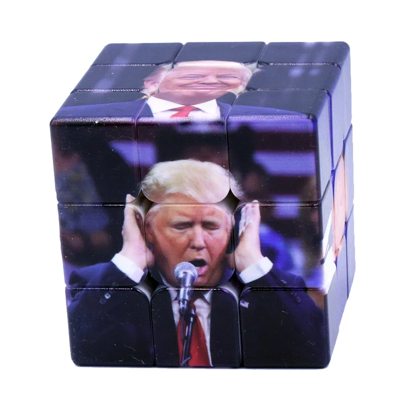 Trump Magic Cube Toy UV Printing Facial Expression Third Order Idiot spokesperson YJS Dropship | Игрушки и хобби